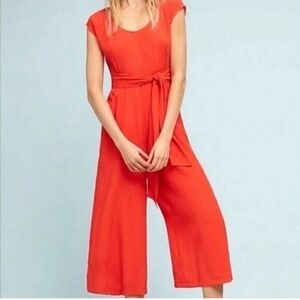 Anthropologie Green Dot Abbey jumpsuit NEW